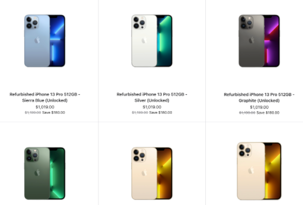 iphone 13 pro重回苹果凯发天生赢家官网售卖，仅售 5000 多！