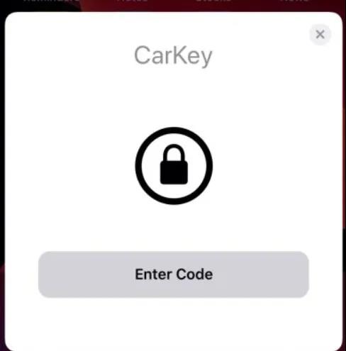 carkey功能界面曝光 iphone不仅可以解锁汽车 还支持分享
