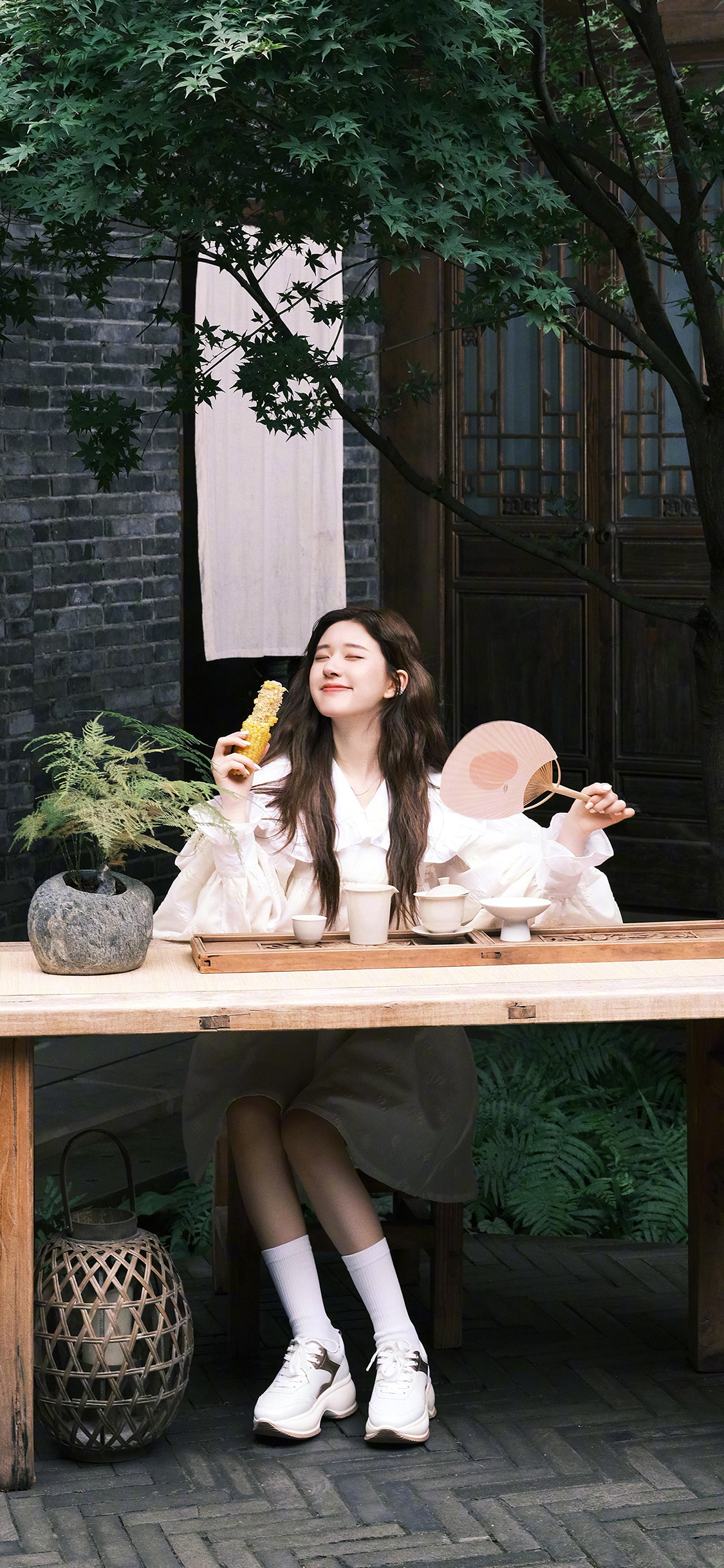 手机壁纸分享:十月你好 双节同庆 多风格手机壁纸下载